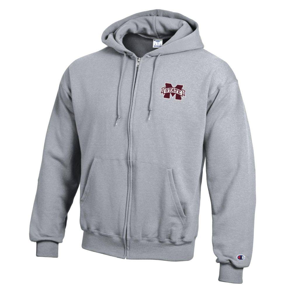  Mississippi State Champion Full Zip Screen Hoodie