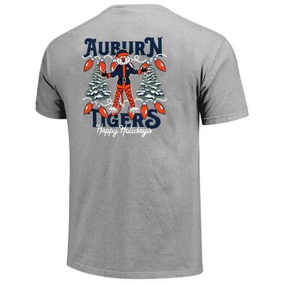 Aubie Claus YOUTH Holiday Lights Tee