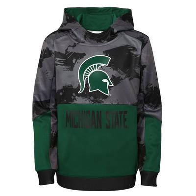 Michigan State Gen2 YOUTH Covert Poly Hoodie
