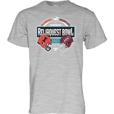 Mississippi State v Illinois 2023 ReliaQuest Bowl Match Up Shirt