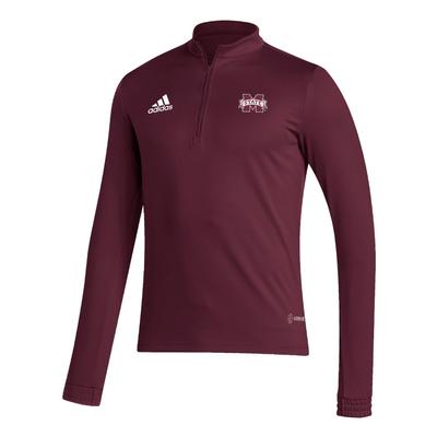 Mississippi State Adidas Entrada 22 Training 1/4 Zip Pullover