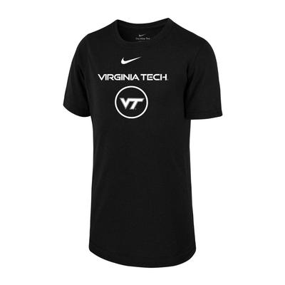 Virginia Tech Nike YOUTH Team Issued Basketball Tee