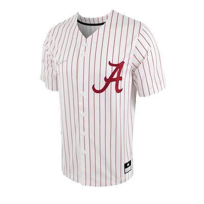 Alabama Nike Replica Pinstripe Baseball Jersey