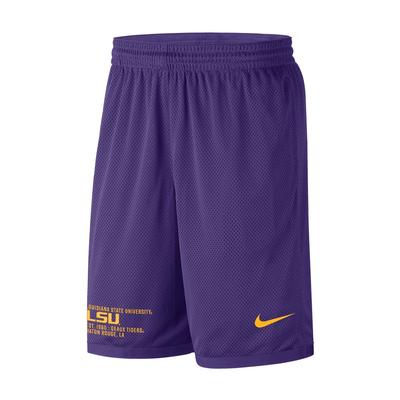 LSU Nike Dri-fit Shorts