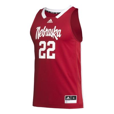 Nebraska Adidas Swingman Basketball Jersey