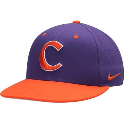 Clemson Nike Aero Fitted Baseball Cap