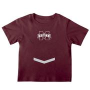  Mississippi State Champion Toddler Superman Cape Tee
