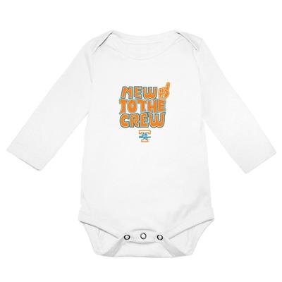 Tennessee Lady Vols Garb Infant Ollie New to the Crew Onesie