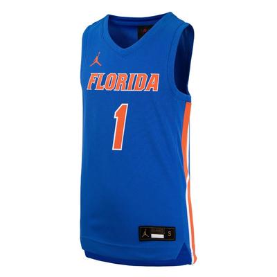 Florida YOUTH Jordan Brand #1 Replica Basketball Jersey