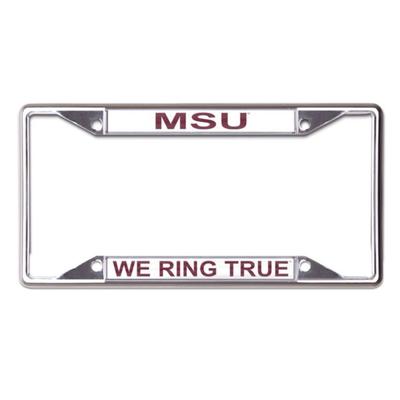 Mississippi State We Ring True License Plate Frame