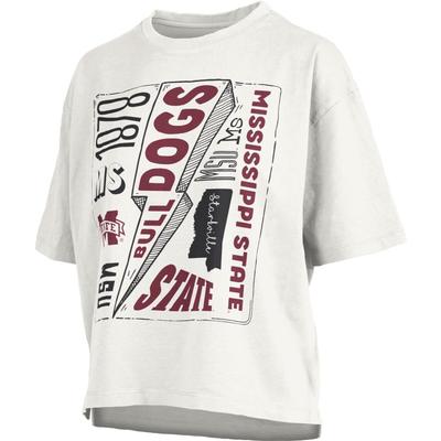 Mississippi State Pressbox School of Rock and Roll Waist Length Tee