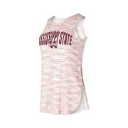  Mississippi State College Concepts Sunray Satin Rib Jersey Tank Top