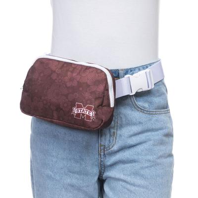 Mississippi State Zoozatz Floral Fanny Pack