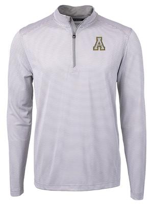 Appalachian State Cutter & Buck Virtue Eco Micro Stripe Pullover