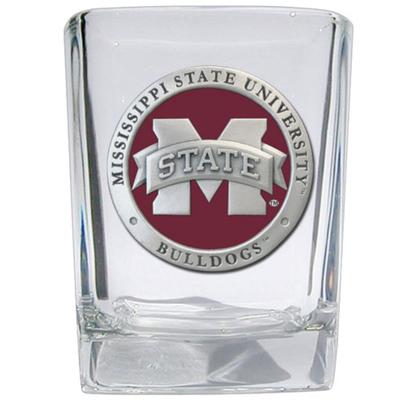 Mississippi State Heritage Pewter Square Shot Glass
