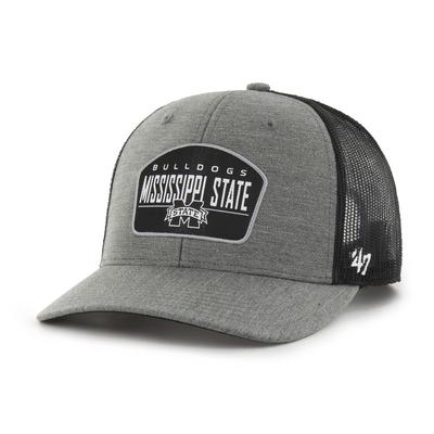 Mississippi State 47' Brand Slate Woven Label Trucker Hat