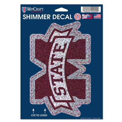 Mississippi State Wincraft 5 x 7 Shimmer Decal