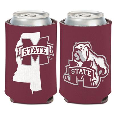 Mississippi State Wincraft State Shape Can Cooler