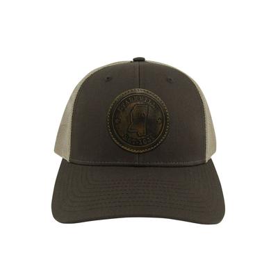 Starkville Circle Leather Patch Trucker Hat