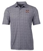  Mississippi State Cutter & Buck Pike Magnolia Print Polo