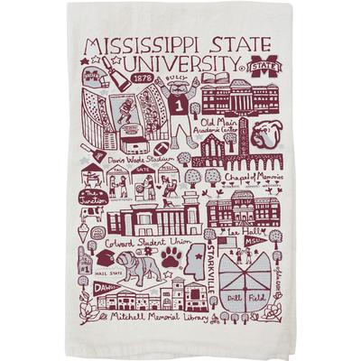 Mississippi State Julia Gash Tea Towel
