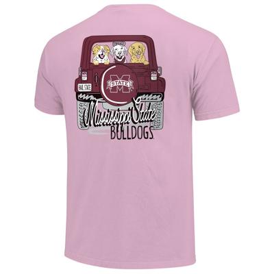 Mississippi State College Friends Comfort Colors Tee