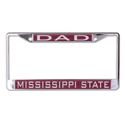 Mississippi State Dad License Plate Frame