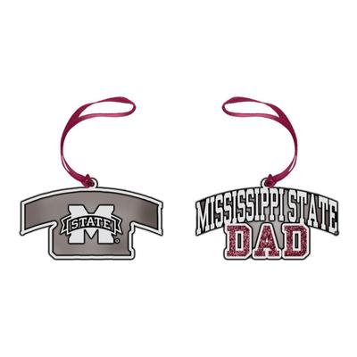 Mississippi State Dad Ornament
