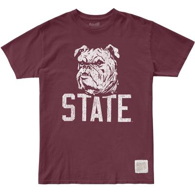 Mississippi State Vault Retro Brand Bulldog Tee