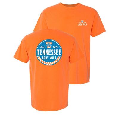 Tennessee Lady Vols Summit Circle Checkerboard Comfort Colors Tee