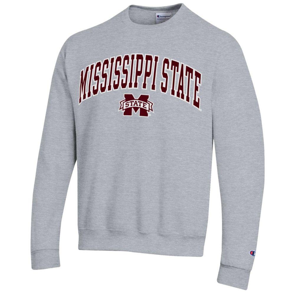 Bulldogs | Mississippi State Champion VersaTwill Arch Logo Crew