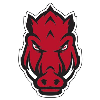 Arkansas Razorbacks Hog Head Decal 12