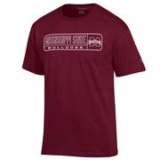  Mississippi State Champion Wordmark Logo In Pill Tee