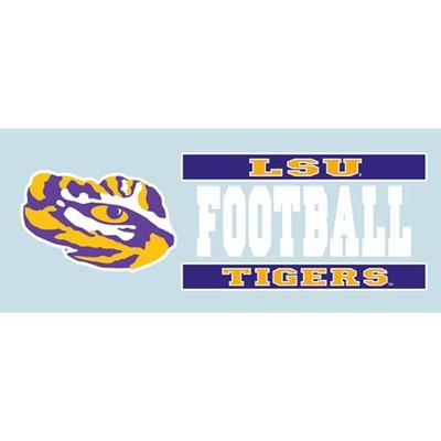 LSU Decal Football Block 6