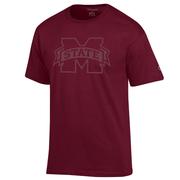  Mississippi State Champion Wordmark And Logo Tee