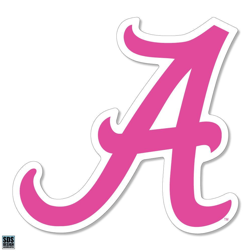 Alabama Pink Script A Decal 3