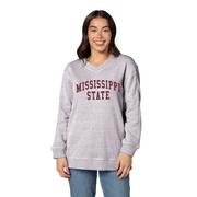  Mississippi State Collegiate Arc Comfy V- Neck Tunic