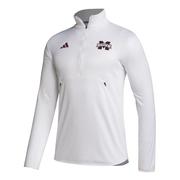  Mississippi State Adidas Sideline Knit 1/4 Zip Pullover