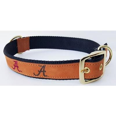 Alabama Leather Dog Collar