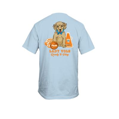 Tennessee Lady Vols Cute Puppy Basketball Comfort Colors Tee
