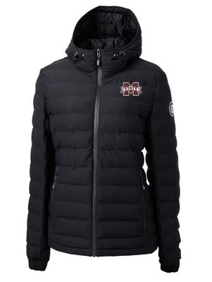 Mississippi State Cutter & Buck Women's Mission Ridge Repreve Puffer Jacket