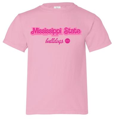 Mississippi State YOUTH Dolled Up Comfort Colors Tee