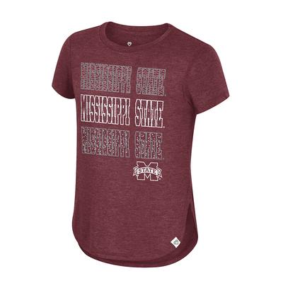 Mississippi State Colosseum YOUTH Hathaway Repeat Team Logo Tee