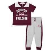  Mississippi State Colosseum Toddler Ka- Boot- It Jersey And Pants Set