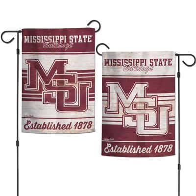 Mississippi State Vault 12 x 18 MSU 2 Sided Garden Flag
