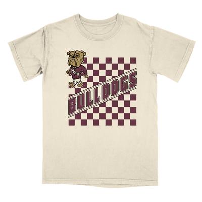 Mississippi State B-Unlimited Checkered Comfort Colors Tee
