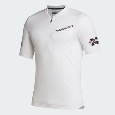 Mississippi State Adidas Sideline Zip Polo
