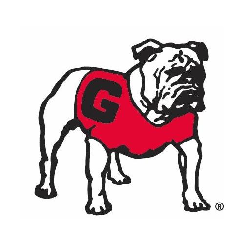 Georgia Standing Bulldog Vinyl Decal