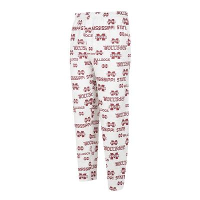 Mississippi State College Concepts Docket Microfleece Pants