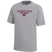  Mississippi State Champion Youth Straight Stack Tee